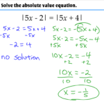 1 6 Solving Absolute Value Equations Ms Zeilstra s Math Classes