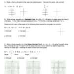 3 1 Skills Practice Graphing Linear Equations Worksheet Answer Key