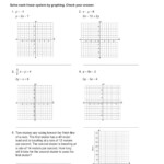 3 1 Solving Systems Of Equations By Graphing Worksheet Answers 2021