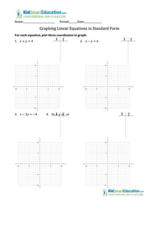 30 Graphing Linear Equations Worksheet Pdf Worksheet Information