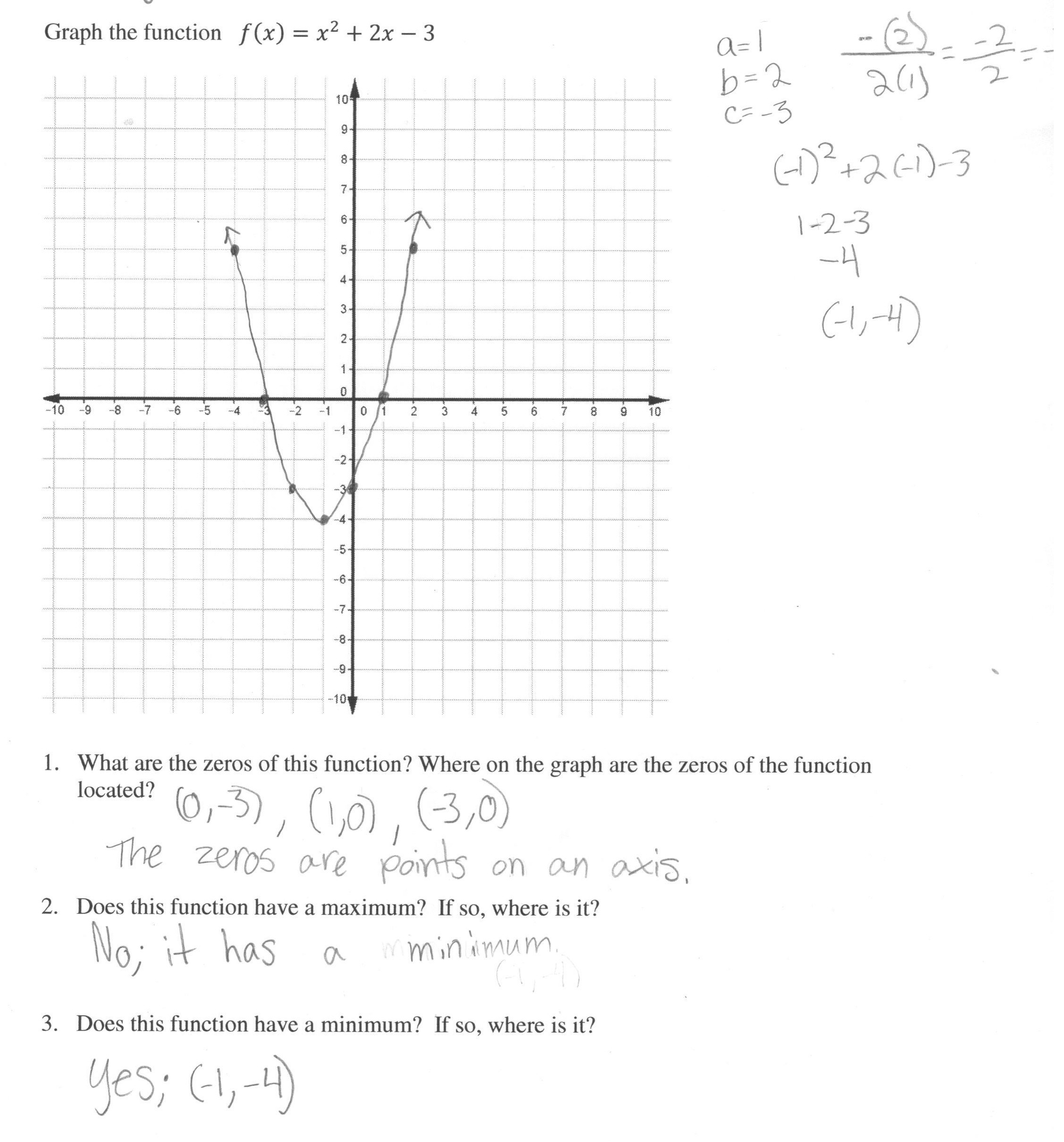 30 Graphing Polynomial Functions Worksheet Answers Education Template