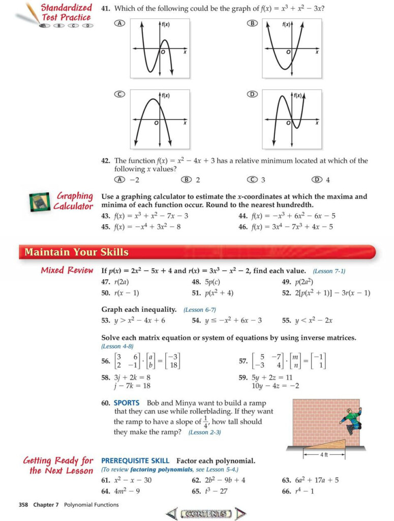 30 Graphing Polynomial Functions Worksheet Answers Education Template