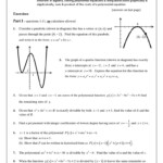 30 Graphing Polynomial Functions Worksheet Answers Education Template