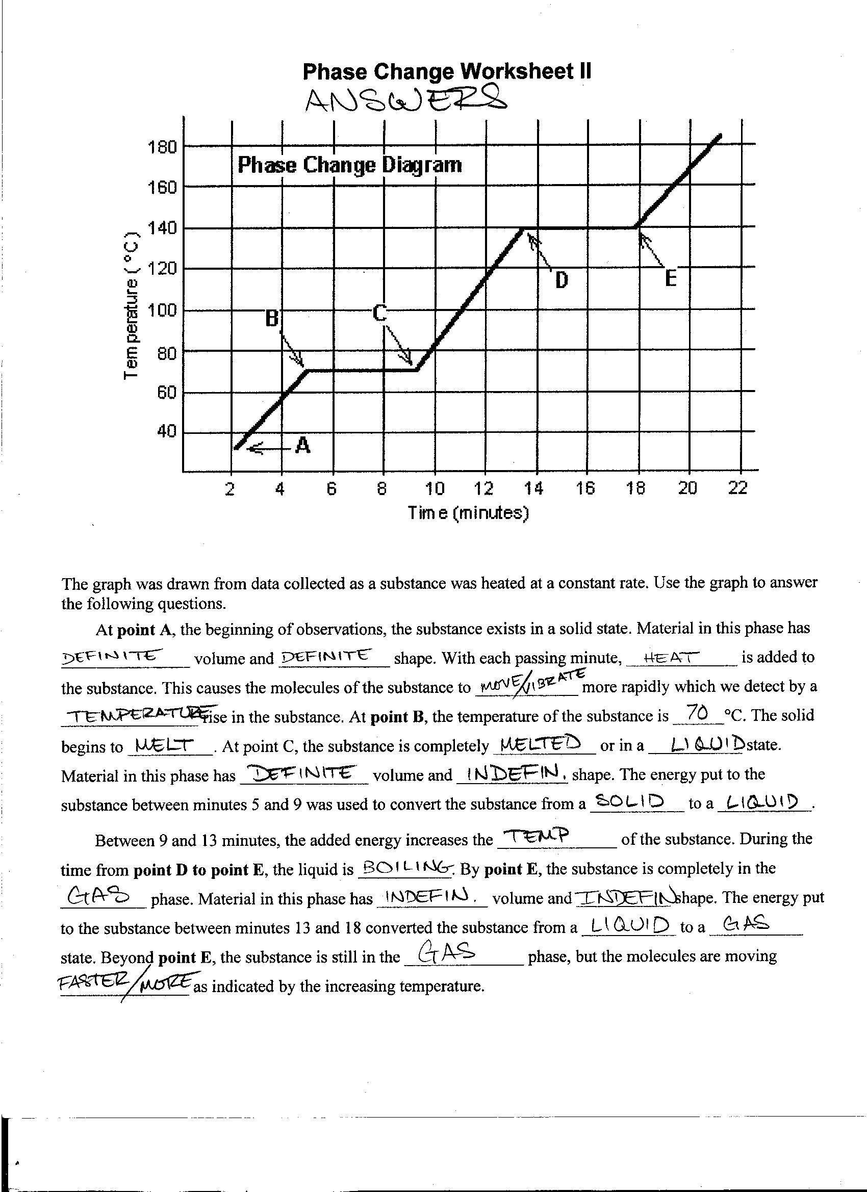 31 Heating Curve Worksheet Answers Education Template