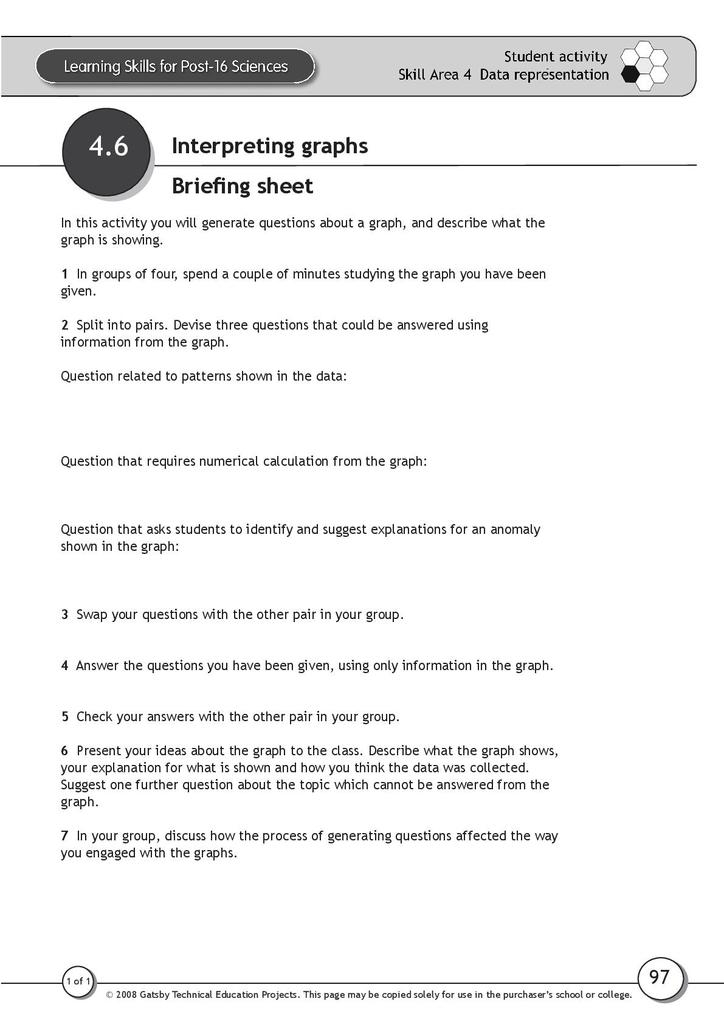 33 Interpreting Graphics Worksheet Answers Chemistry Worksheet Source 