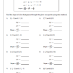 35 Finding Slope From Two Points Worksheet Answers Notutahituq