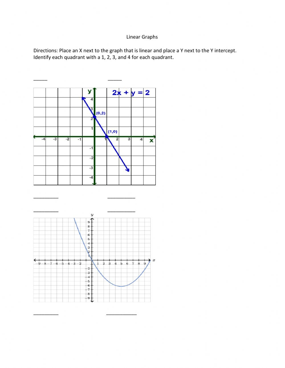 38 Drawing Linear Graphs Worksheet Combining Like Terms Worksheet