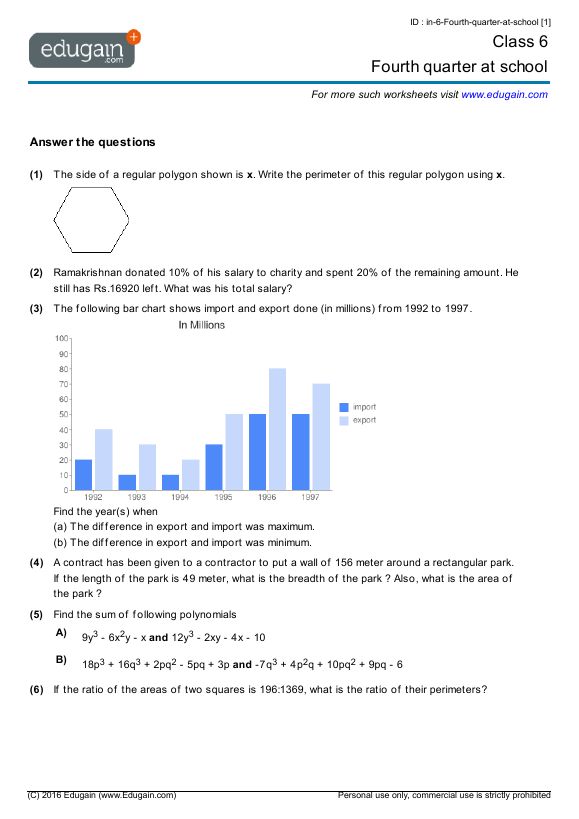 4th Grade Data Handling Bar Graph Worksheets Grade 4 Free Table Bar Chart