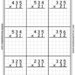 4th Grade Math Worksheets Free Multiplication Worksheets