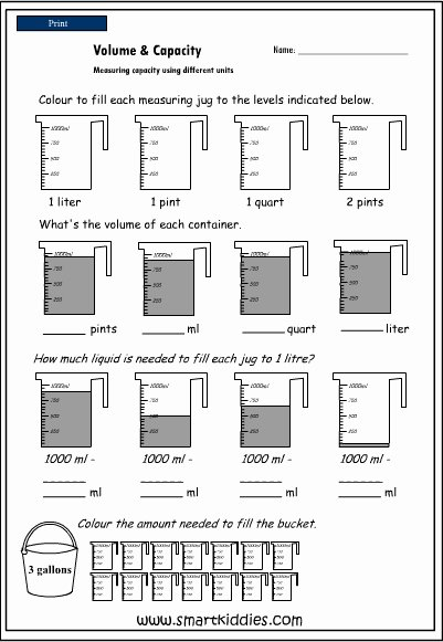 50 Measuring Liquid Volume Worksheet Chessmuseum Template Library