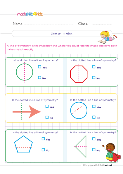 5th Grade Symmetry And Transformation Worksheets Pdf Sequence Of 