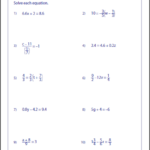 63 8TH GRADE MATH INEQUALITIES WORKSHEET