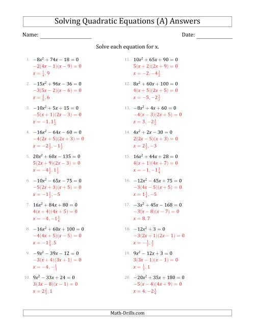 9 2 Skills Practice Solving Quadratic Equations By Graphing Worksheet 