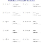 Accuracy And Precision Worksheet Answers Finding Slope And Y Intercept