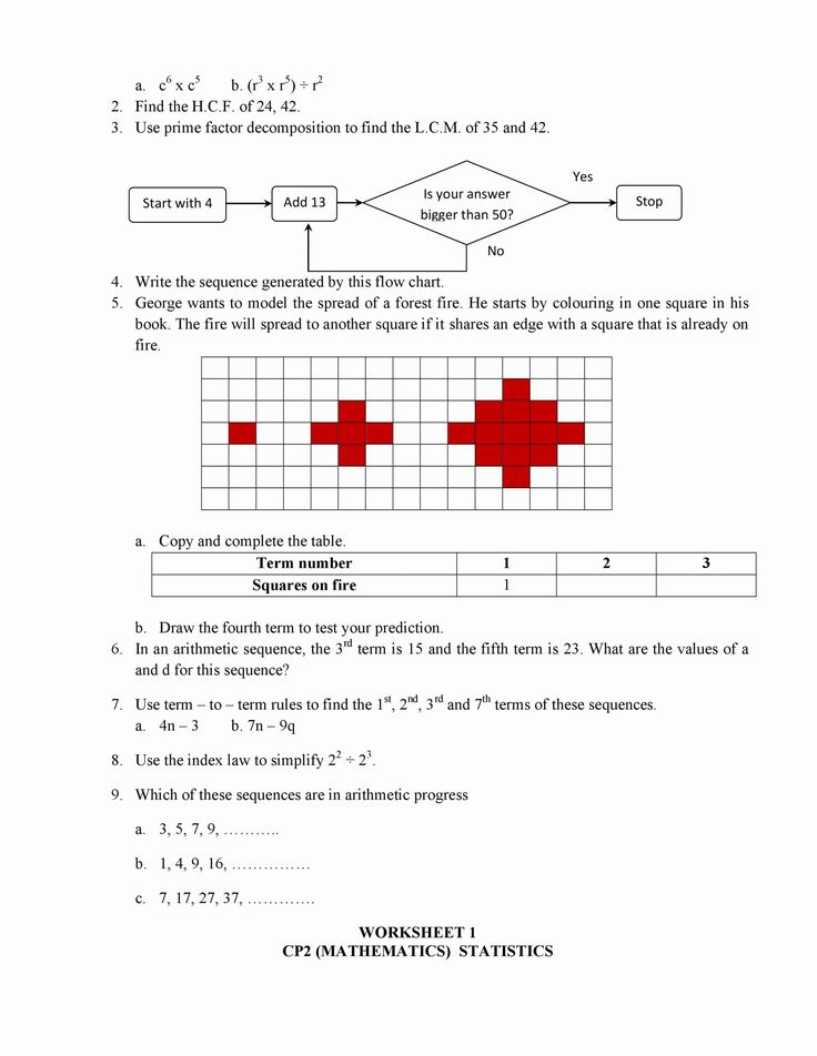 Arithmetic Sequence Worksheet Answers Awesome Arithmetic Sequences 