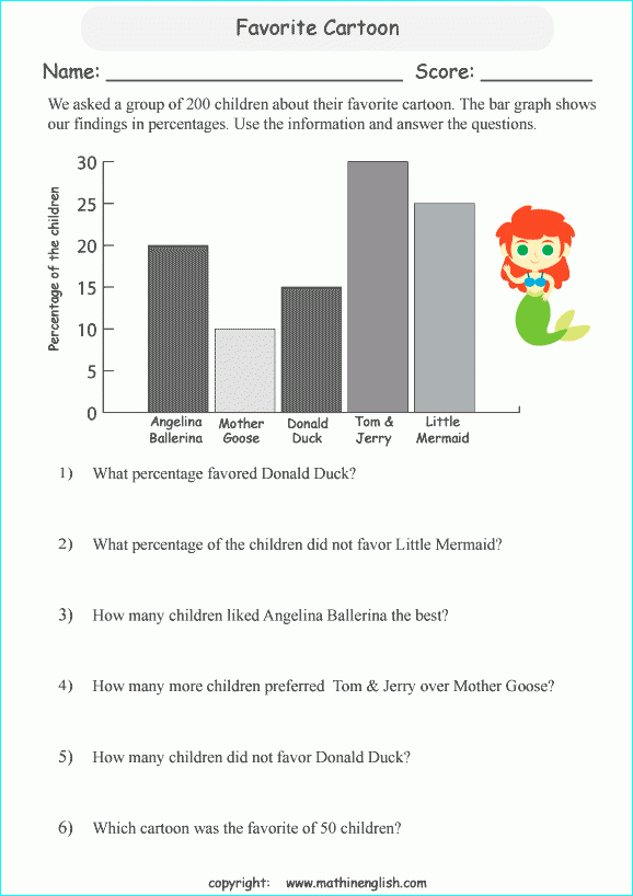 Bar Graph Questions For Grade 5 Free Table Bar Chart