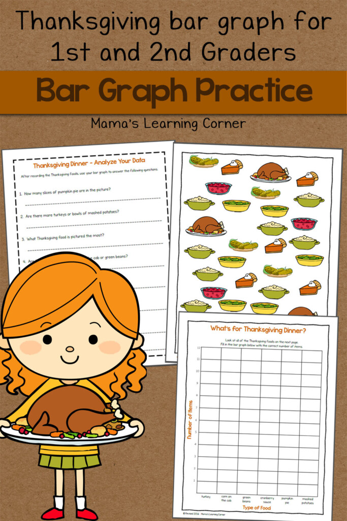 Bar Graph Worksheet Thanksgiving Mamas Learning Corner