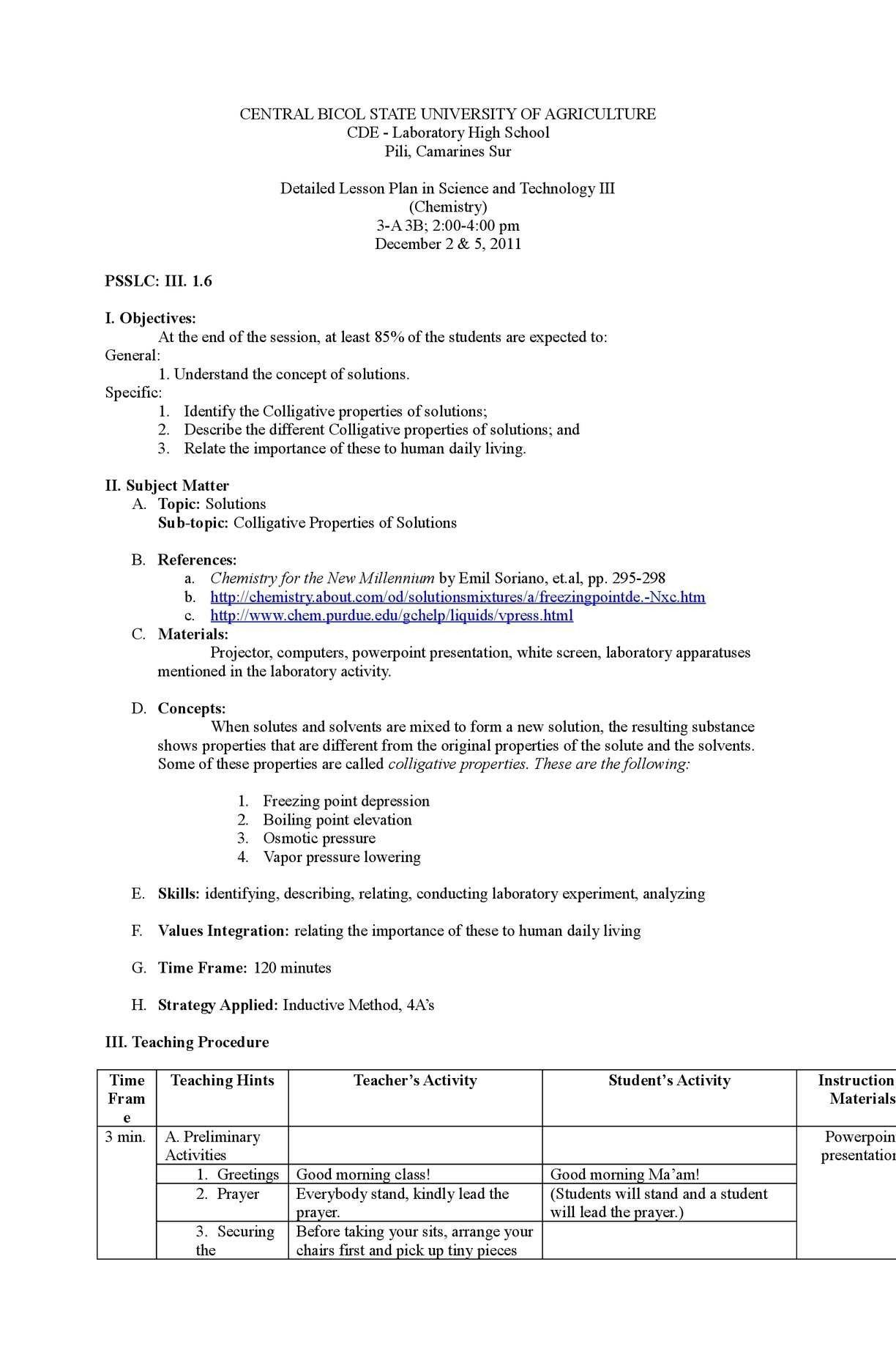 Colligative Properties Worksheet Answer Key Worksheet