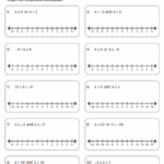 Compound Inequalities Worksheets