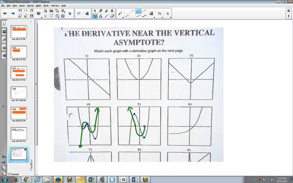 Derivatives Matching Graphs With Their Derivatives YouTube