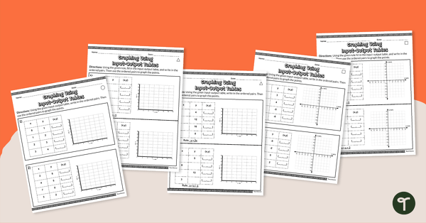 Equations Tables And Graphs Oh My Differentiated Worksheets 