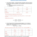 Equilibrium 7 5 7 6 Practice Answers