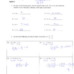 Finding The Slope Of A Line Given Two Points Worksheet Printable