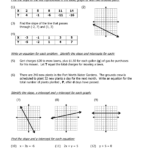 Finding X And Y Intercepts Worksheet Day 1 Answer Key Worksheet