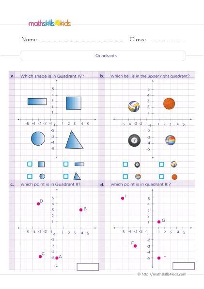 Free Printable Coordinate Graphing Worksheets For Grade 5 Problem 