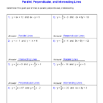 Geometry Worksheets Parallel And Perpendicular Lines Worksheets