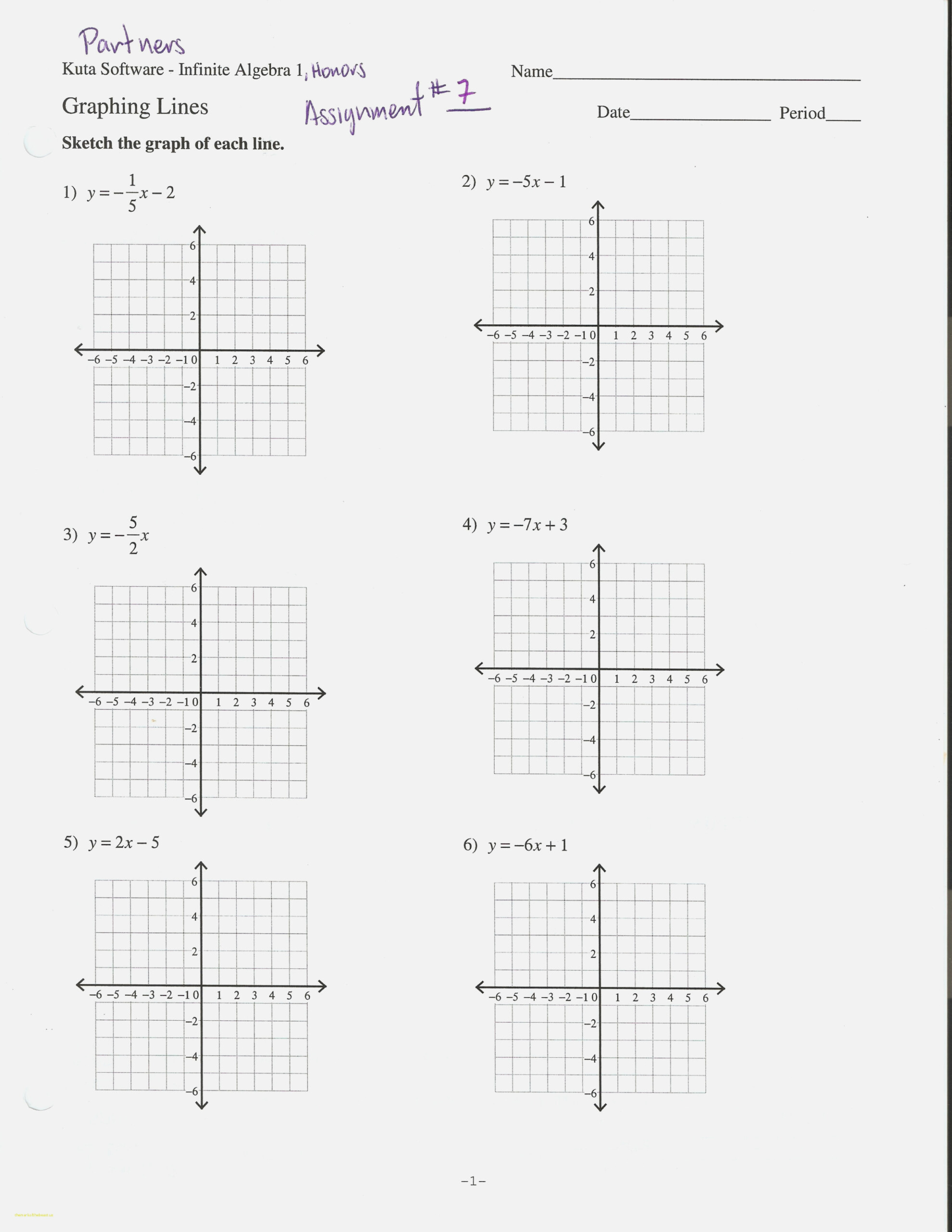 Graph Lines In Standard Form Worksheet Db excel