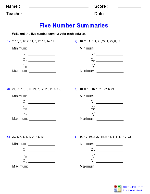 Graph Worksheets Learning To Work With Charts And Graphs