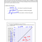 Graphical Analysis Of Motion Worksheet Answers Worksheet List