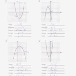 Graphing A Parabola From Vertex Form Worksheet Answer Key Db excel