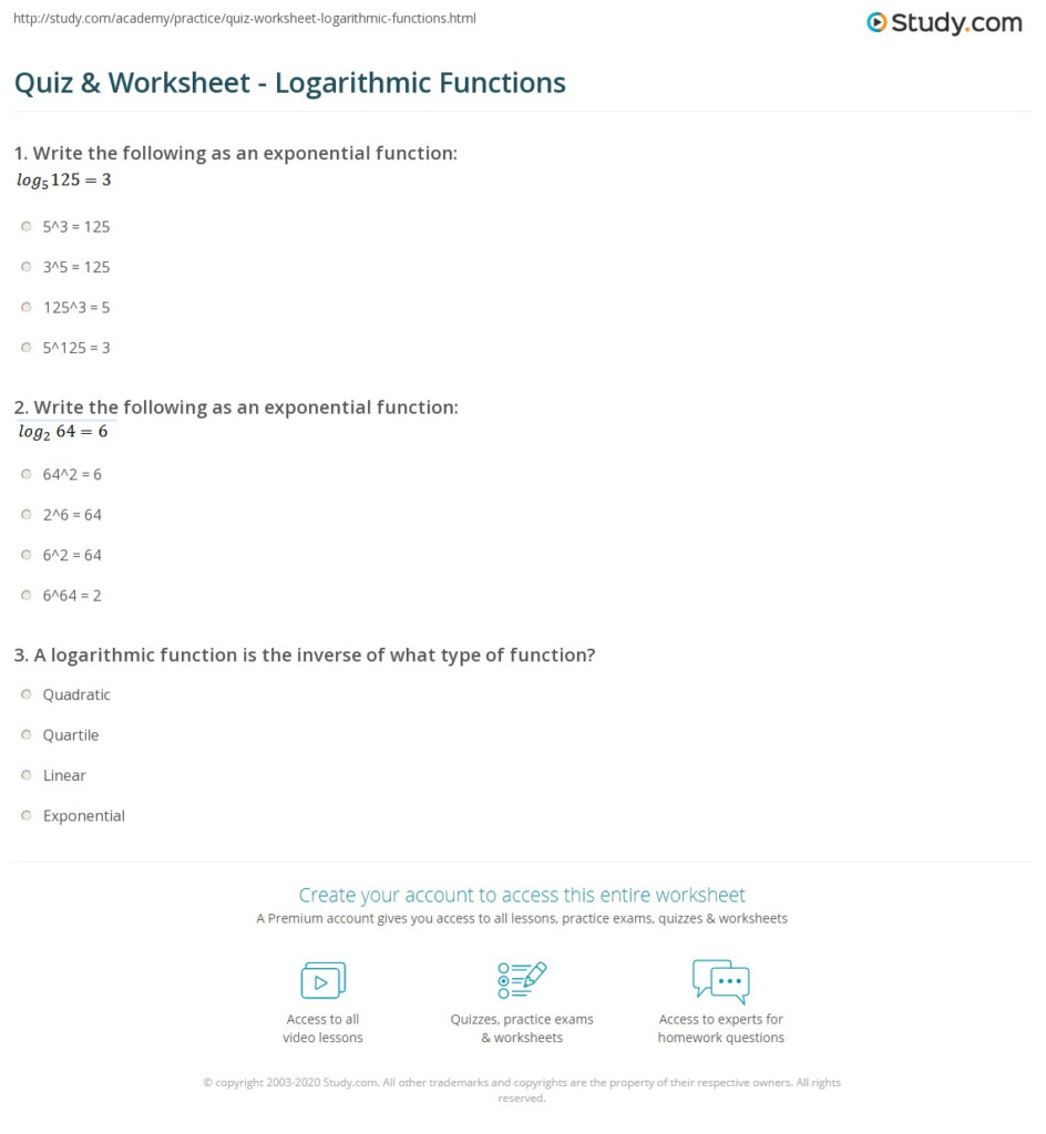 Graphing Exponential Functions Worksheet Kuta Printable Worksheets 