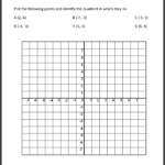 Graphing Integers Worksheet Grade 6 Printable Worksheets And