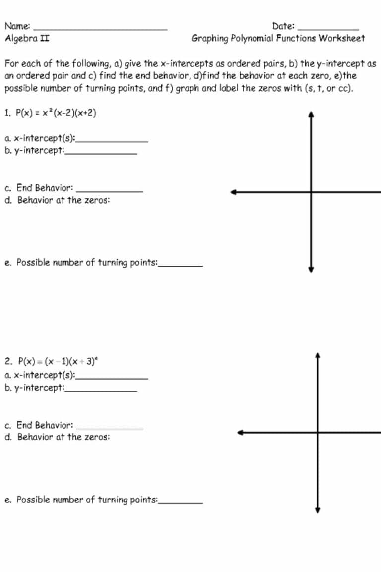 Graphing Inverse Function Worksheet 2020VW COM