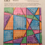 Graphing Linear Equations Quilt Project Worksheet Answer Key Tessshebaylo