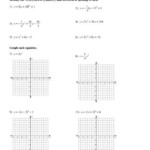 Graphing Quadratics Review Worksheet