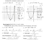 Graphing Quadratics Worksheet With Answers Printable Worksheets And