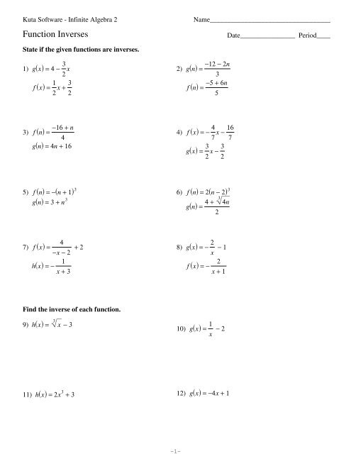 Graphing Sine And Cosine Functions Worksheet Kuta Kidsworksheetfun