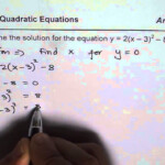 How Do You Solve A Quadratic Equation In Vertex Form Tessshebaylo