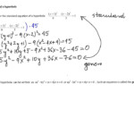 How To Write An Equation For A Hyperbola Tessshebaylo