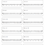 Inequalities Worksheets Graphing Inequalities Solving Inequalities