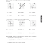 Lesson 12 Writing A Linear Equation In Slope Intercept Form Answer Key