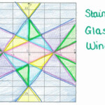 Linear Equations Graphing Stained Glass Window Activity Math Art