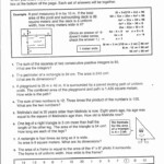 Linear Equations Word Problems Worksheet Grade 10 Try This Sheet