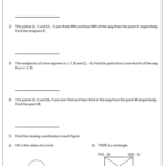 Midpoint Formula Worksheets