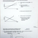 Motion Graphs Worksheet Answer Key Db excel