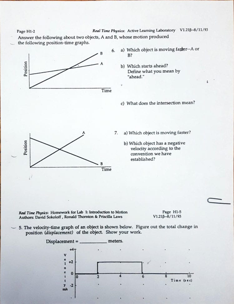 Motion Graphs Worksheet Answer Key Db excel